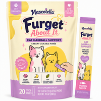 Cat Hairball Support Puree Packs